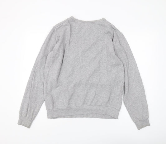 McKenzie Men's Grey Pullover Sweatshirt, Medium