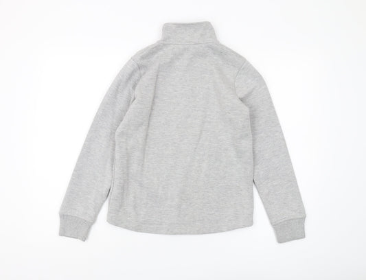 Bench Boys Grey Full Zip Sweatshirt 11-12 Years Lightweight