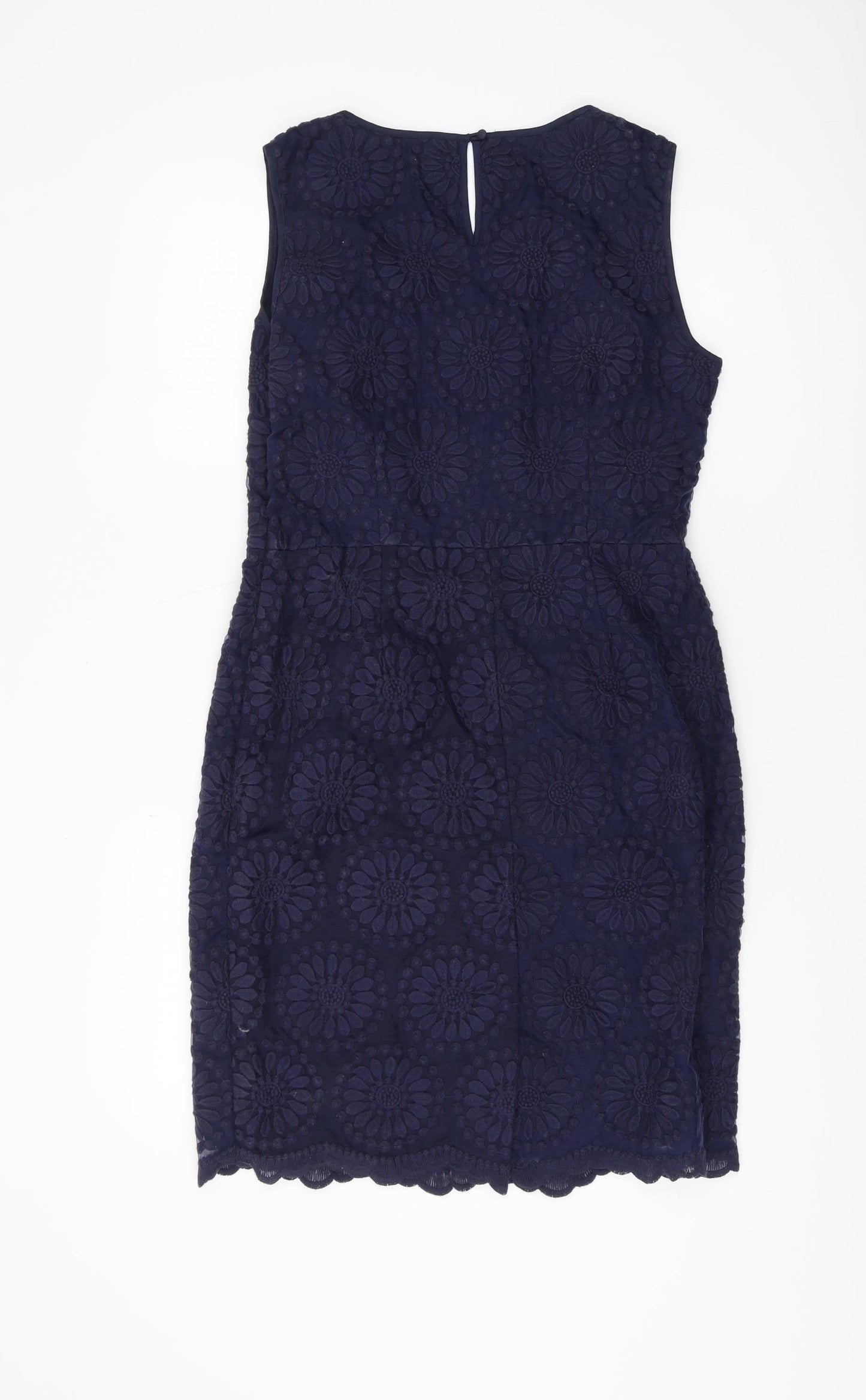 Boden Women's Blue Sheath Dress, Size 12, Formal