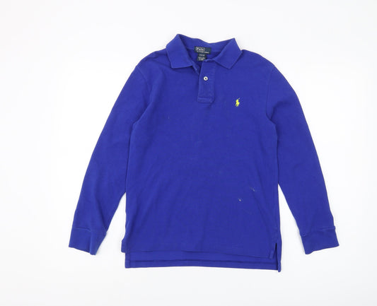 Ralph Lauren Blue Unisex Polo, M - Classic Casual Style
