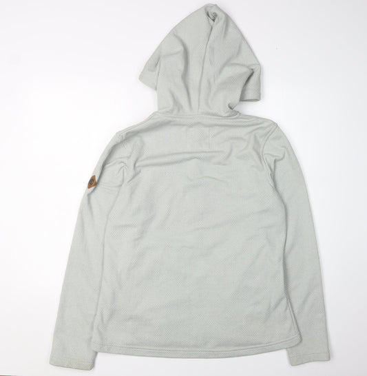 Regatta Women's Grey Hooded Fleece Jacket Size 14