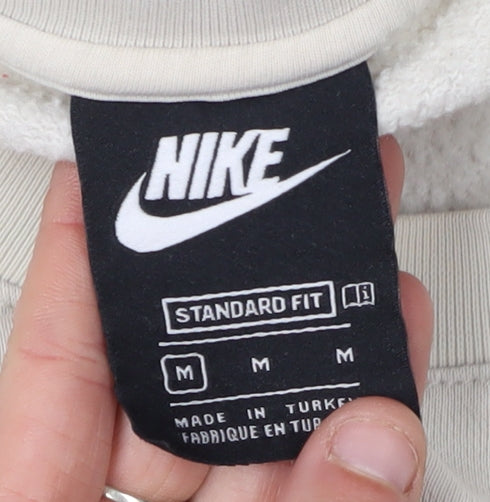 Nike Unisex Beige Pullover Sweatshirt M