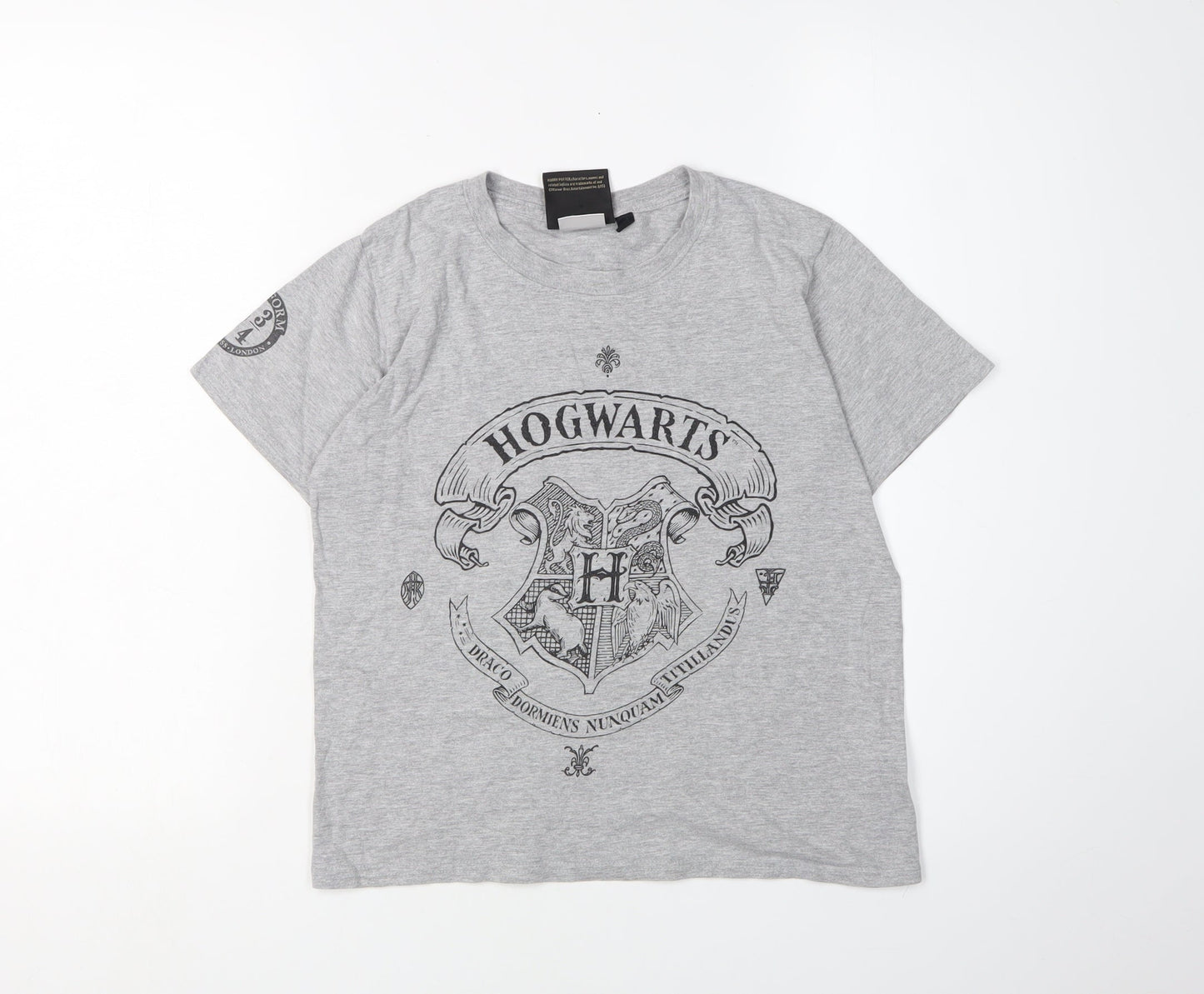 Harry Potter Grey Unisex T-Shirt S Casual Movie