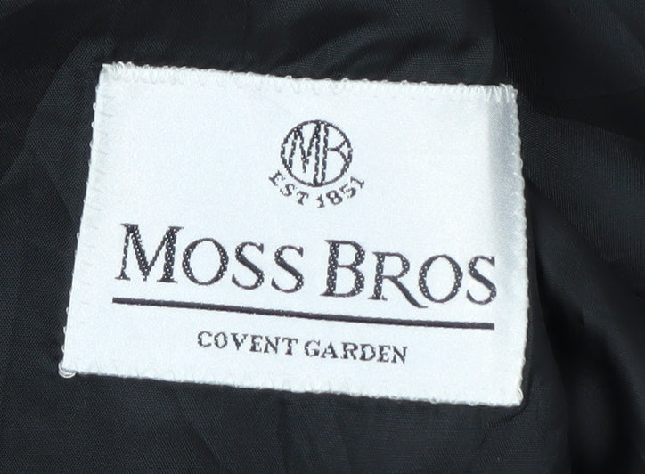 Moss Bros Black Men's Long Suit Size 40L