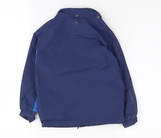 Mountain Warehouse Boys Blue Waterproof Jacket Size 3-4 Years