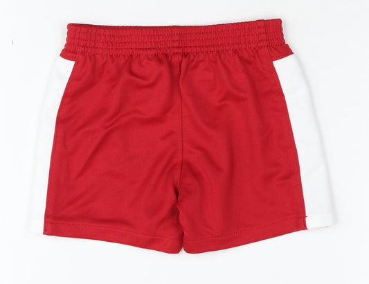 Nike Unisex Baby Red Sports Shorts 9-12 Months