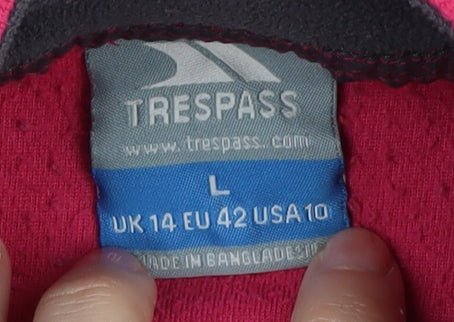 Trespass Women's Pink Fleece Pullover Sweatshirt L
