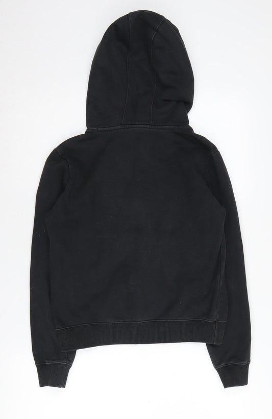 Champion Womens Black XS Hoodie Pullover Logo Casual