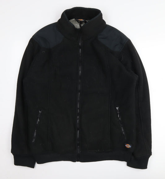 Dickies Men's Black XL Jacket with Zipped Pockets