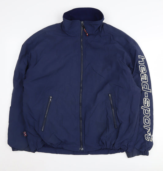 HEAD Men's Blue Zipped Jacket L - Casual Comfort