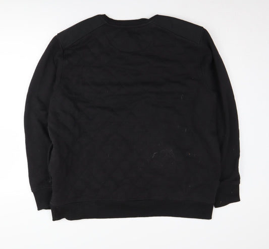 Workwear Men's Black XL Quilted Pullover Sweatshirt