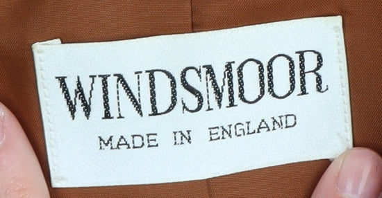 Windsmoor Women's Brown Short Sleeve Blouse Size 8