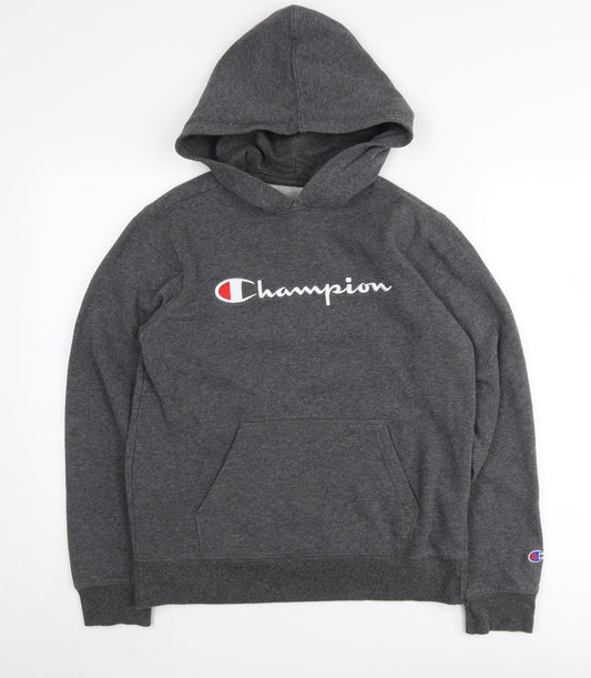 Champion Unisex Grey Pullover Hoodie XL