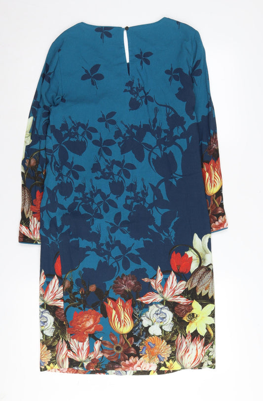 White Stuff Women's Floral Shift Dress, UK 6, Multicoloured