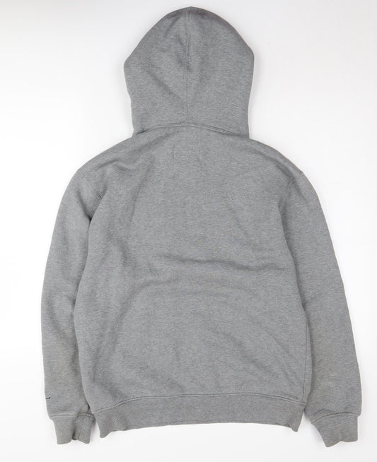 Jordan Men's Grey Pullover Hoodie, S, Sportswear Essential