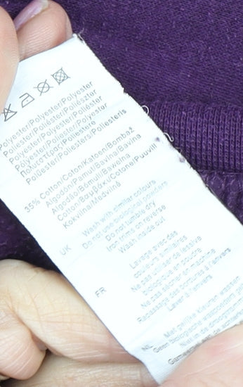 Slazenger Teens Purple Pullover Hoodie Size 164