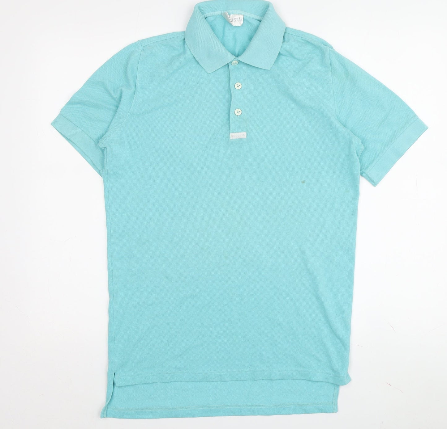 Adidas Unisex Blue Cotton Polo Shirt M Casual
