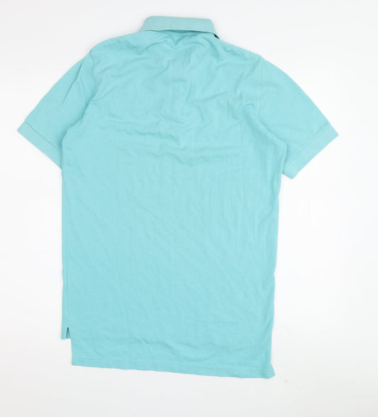 Adidas Unisex Blue Cotton Polo Shirt M Casual