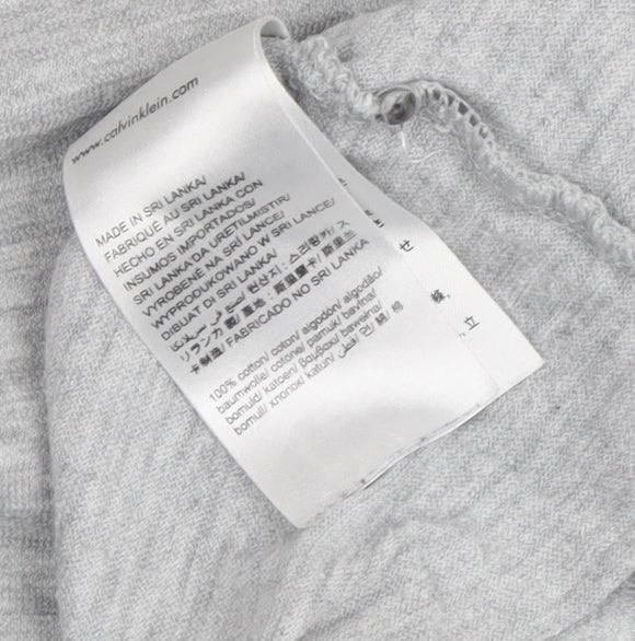 Calvin Klein Grey Unisex T-Shirt - Size S