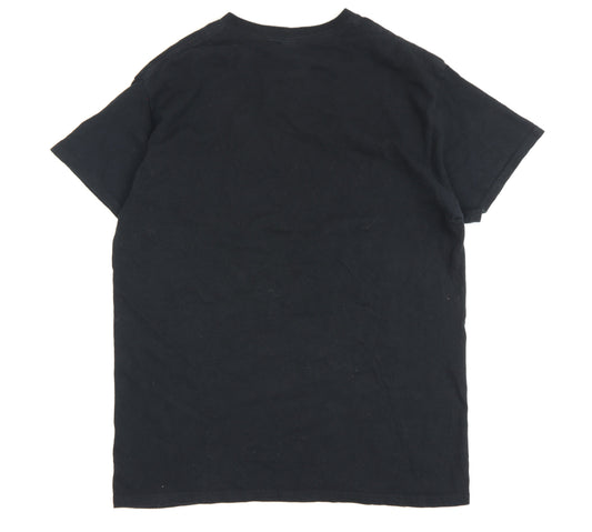 Disney Men's Black Mickey Mouse Graphic T-Shirt Medium