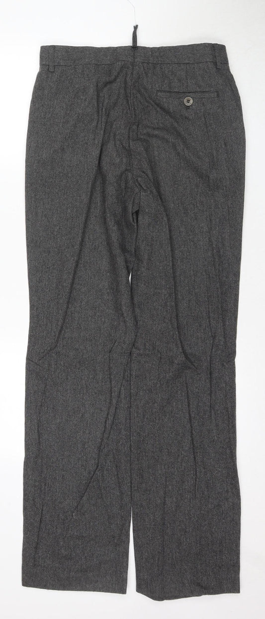 Ted Baker Men's Grey Trousers 32L Straight Formal