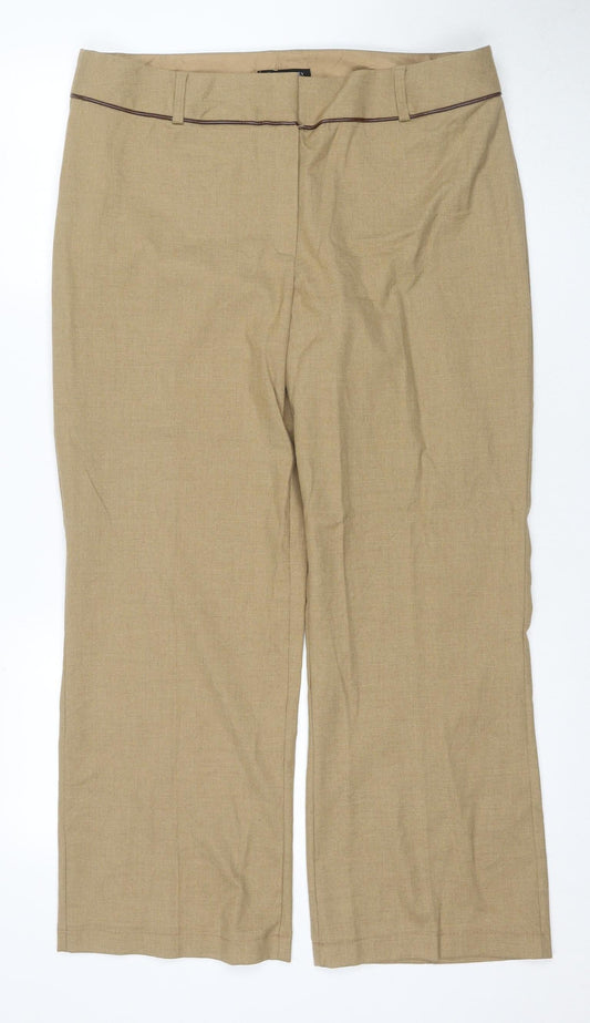 Laura Ashley Women's Beige Dress Pants UK 16