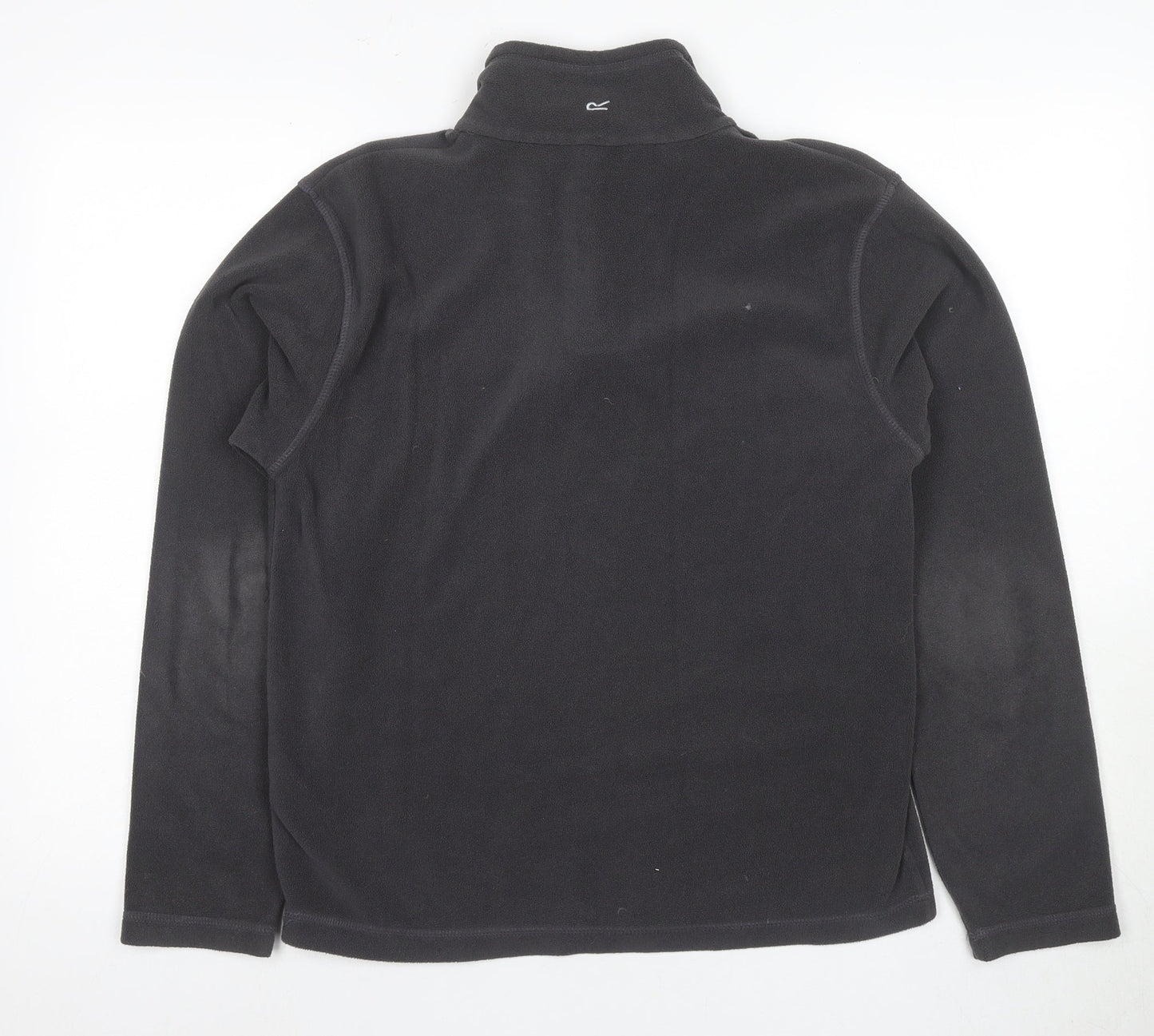 Regatta Men's Black 1/4 Zip Fleece Sweatshirt S
