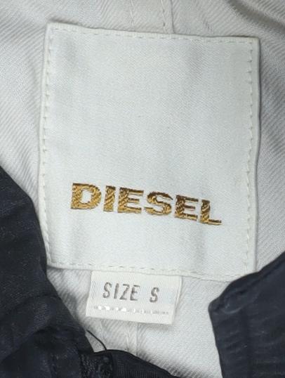 Diesel Men's Black Parka Jacket S - Casual Hooded Design