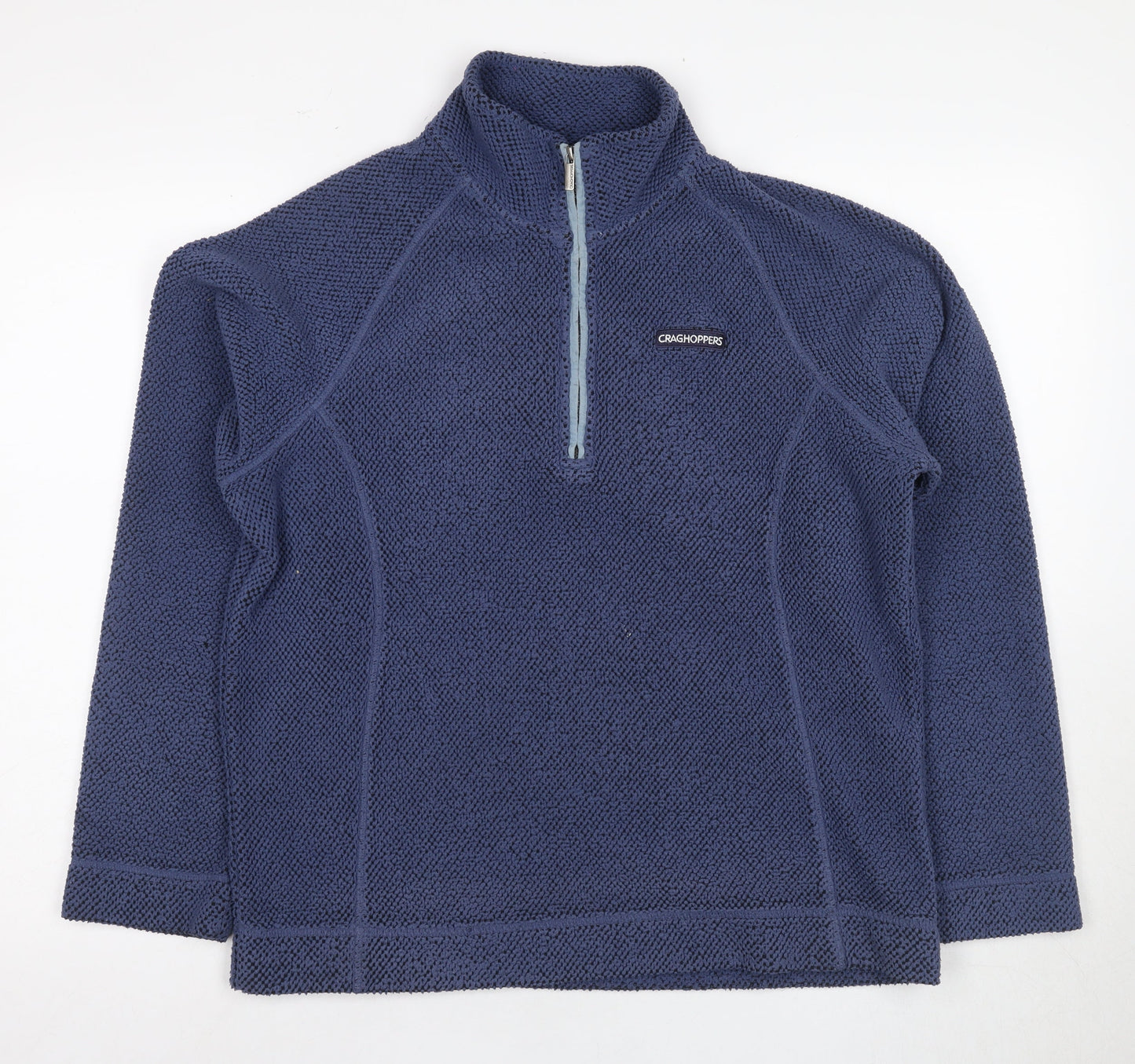 Craghoppers Men's Blue 1/2 Zip Fleece Hoodie M