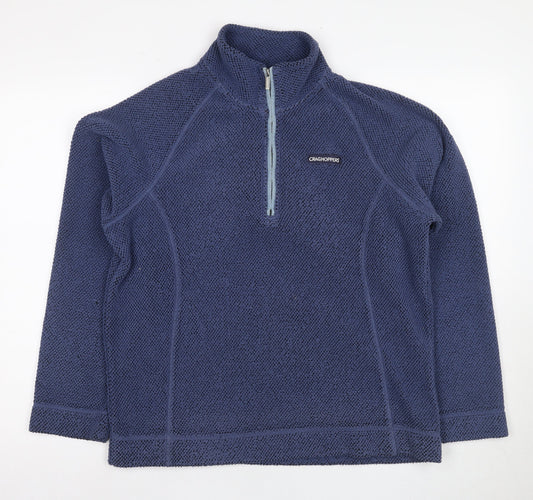 Craghoppers Men's Blue 1/2 Zip Fleece Hoodie M