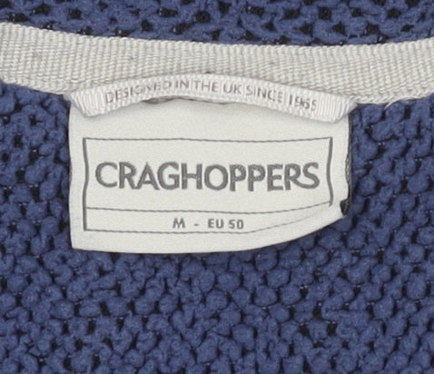 Craghoppers Men's Blue 1/2 Zip Fleece Hoodie M