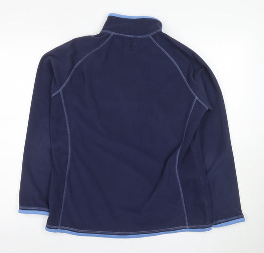 Mountain Warehouse Women's Blue 1/4 Zip Sweatshirt UK 16