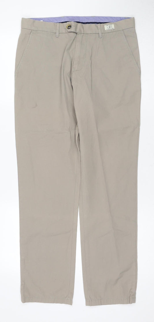 Tommy Hilfiger Men's Beige Chino Trousers, Size 32