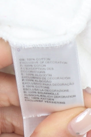 The North Face Women's White Hoodie Small
