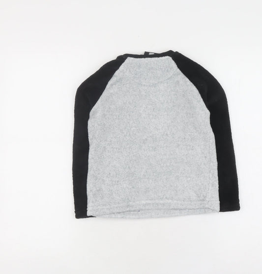 PlayStation Boys Grey Black Fleece Pyjama Top 6-7 Years