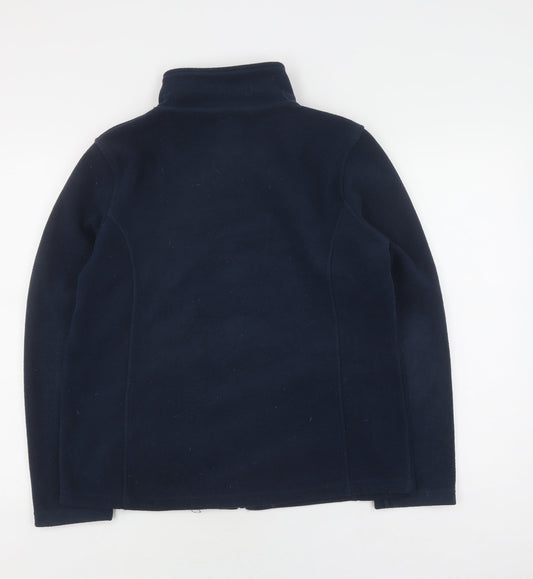 Crew Clothing Co. Women's Blue Fleece Jacket Size 14