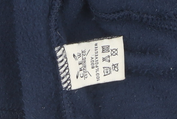 Crew Clothing Co. Women's Blue Fleece Jacket Size 14