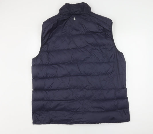 Puma Men's Blue Puffer Waistcoat - 2XL Winter Sportswear