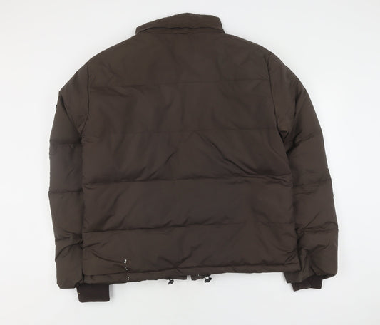 Calvin Klein Women's Brown Puffer Jacket L