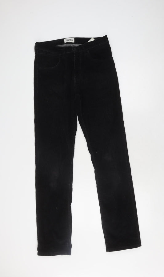 Wrangler Unisex Black Corduroy Trousers L