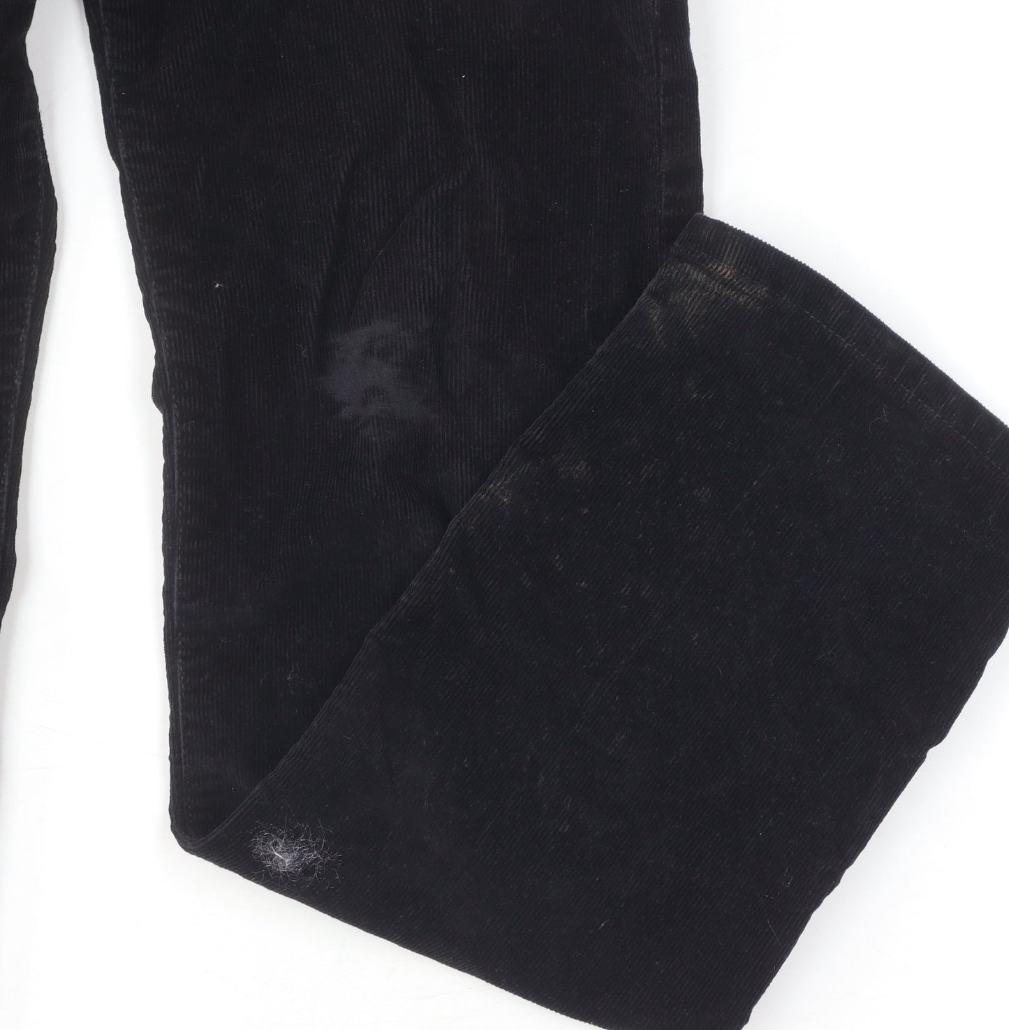 Wrangler Unisex Black Corduroy Trousers L