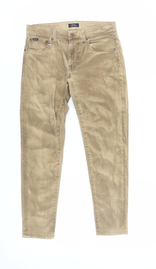 Polo Ralph Lauren Women's Beige Skinny Jeans Size 4