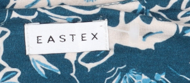 Eastex Women’s Floral Top Multicoloured 3/4 Sleeve Size 10