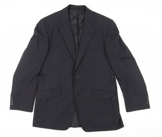 Jaeger Men's Grey Wool Blazer 40S