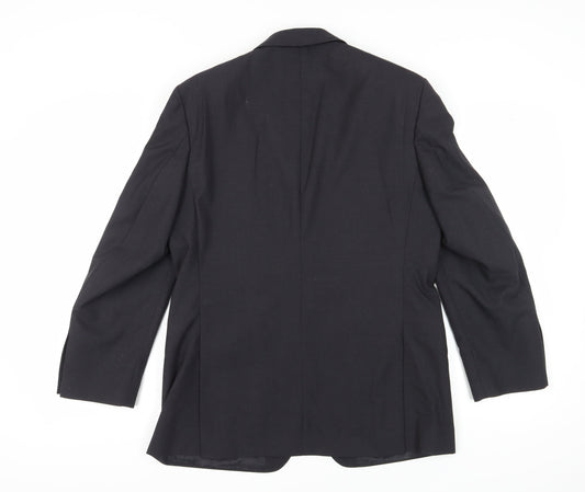 Jaeger Men's Grey Wool Blazer 40S