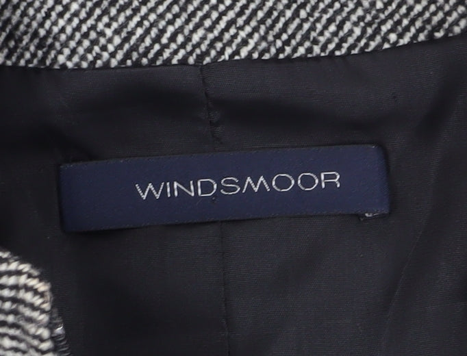 Windsmoor Women's Grey Tweed Classic Jacket Size 14