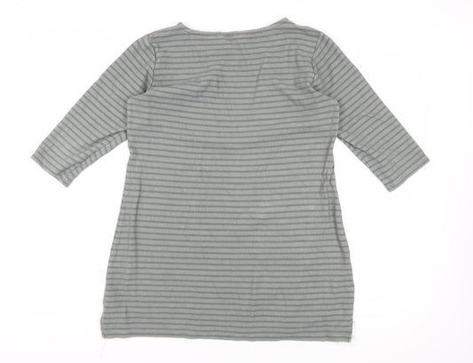 Mountain Warehouse Women’s Grey Striped Tunic Sweatshirt