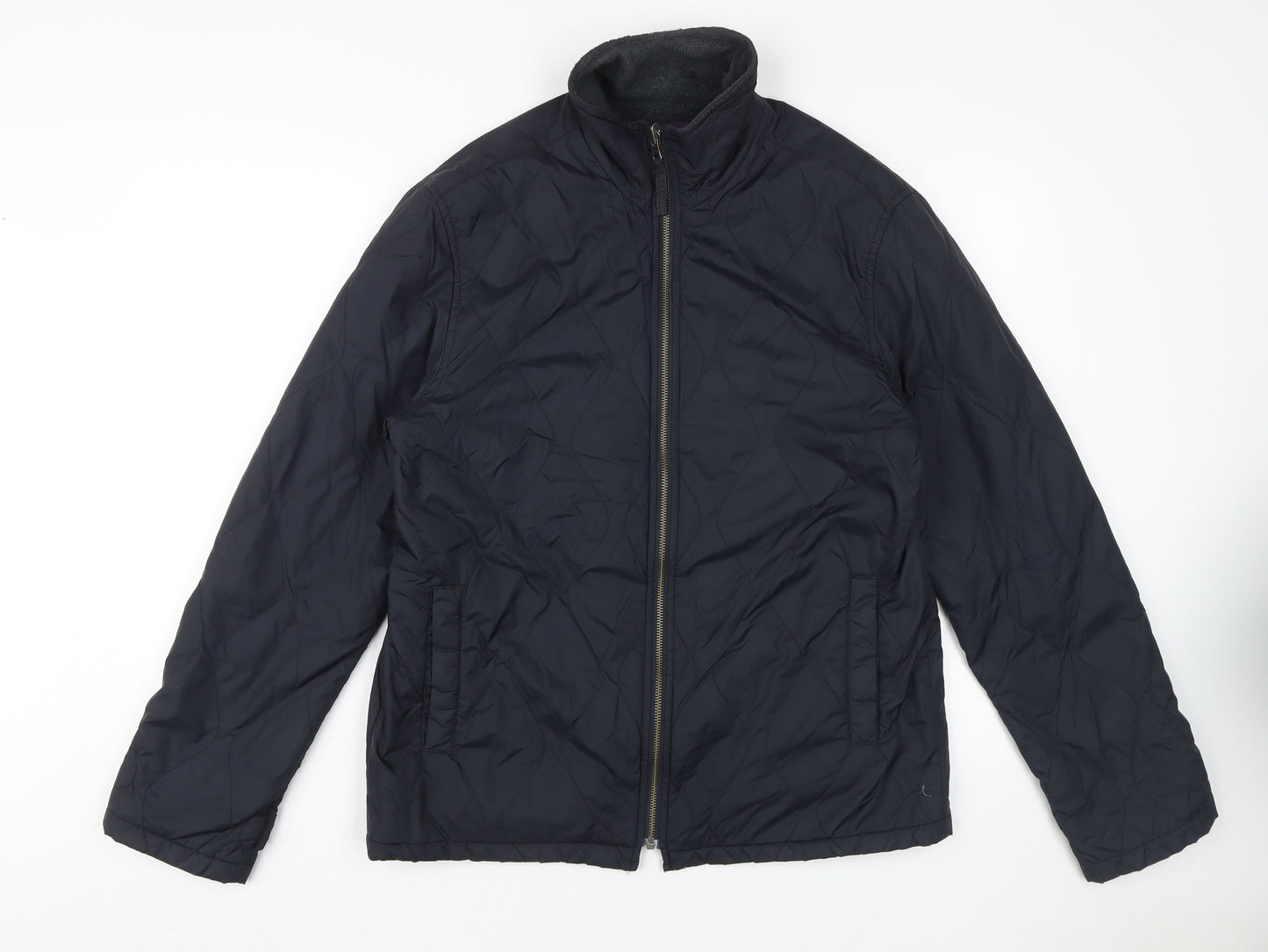 Ted Baker Men's Black Quilted Jacket L - Classic Style