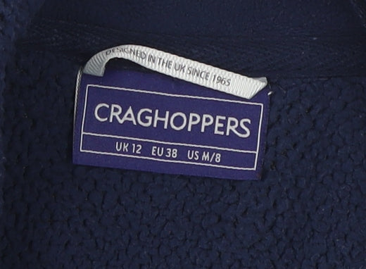 Craghoppers Women's Blue Fleece Jacket UK 12