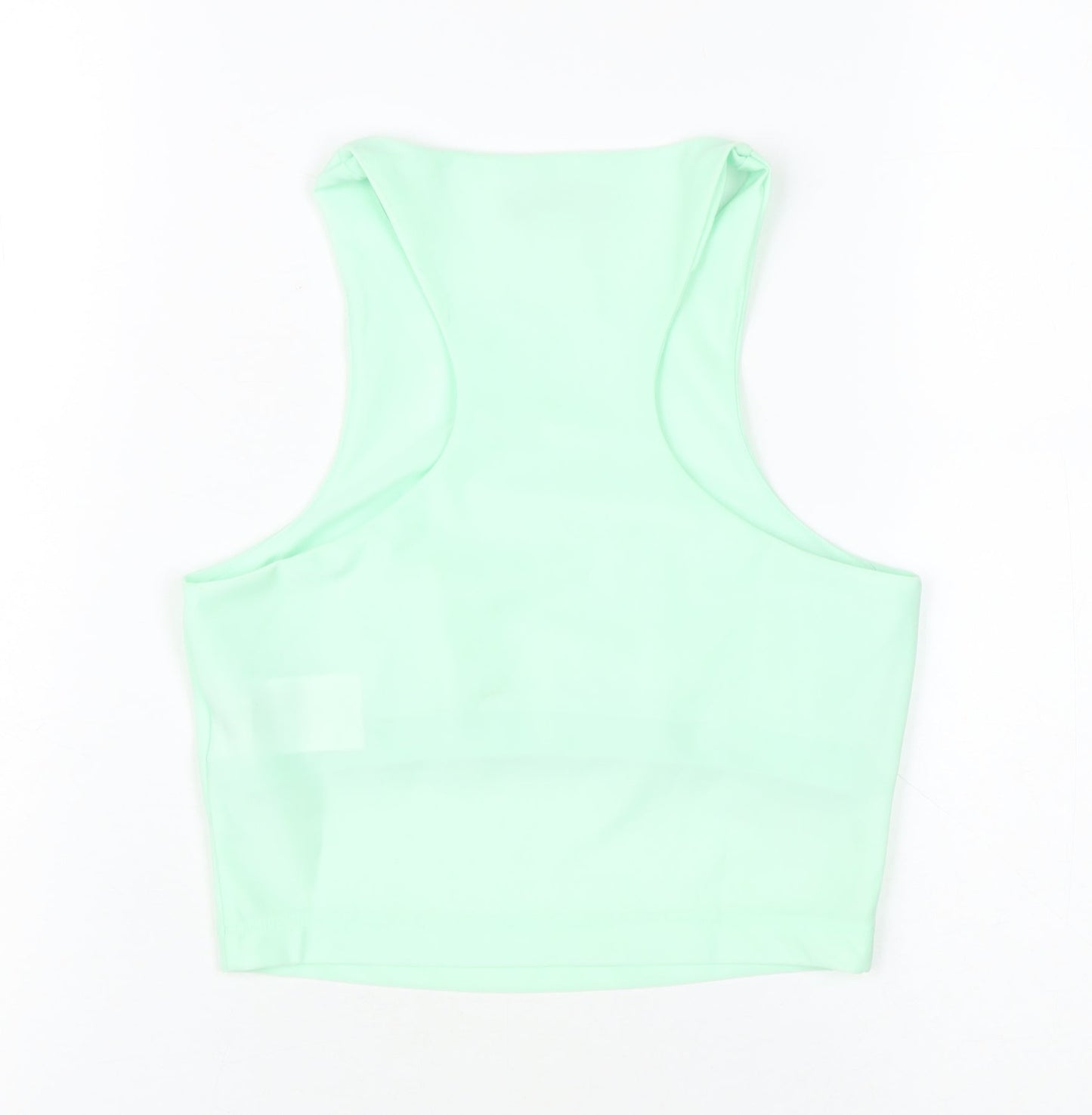 Adidas Women's Green Cropped Tank Top Size 8
